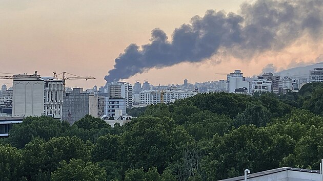 Izrael zatoil na budovu rnsk sttn televize. (16. ervna 2025)