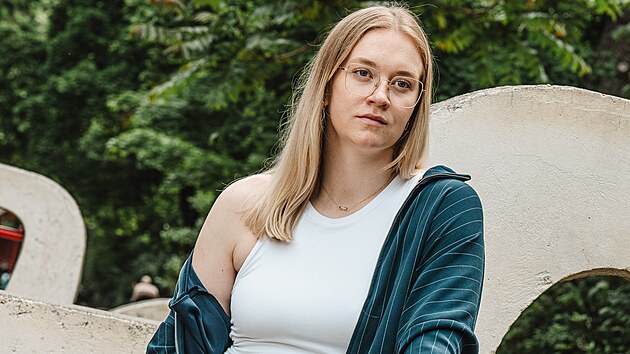 Opora eskch basketbalistek Julia Reisingerov ped mistrovstvm Evropy, jeho...