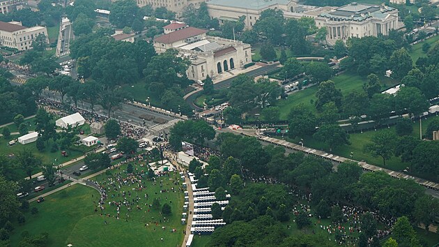 Vojensk pehldka, kterou americk prezident Donald Trump pod na sv narozeniny k 250. vro vytvoen americkho pozemnho vojska. (14. ervna 2025)