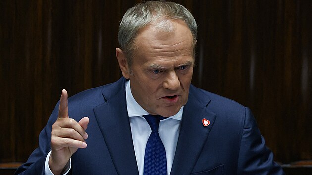Polsk premir Donald Tusk (11. ervna 2025)