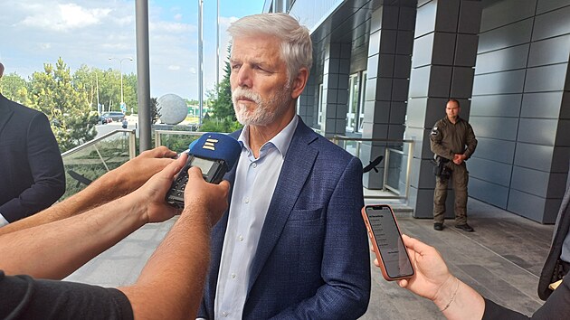 Prezident Petr Pavel pijel na krtkou nvtvu Jadern elektrrny Temeln. (19. ervna 2025) 