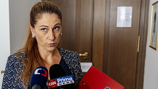 Ministryn spravedlnosti Eva Decroix pichz na jednn vldy prezentovat asovou osu bitcoinov kauzy. (18. ervna 2025)
