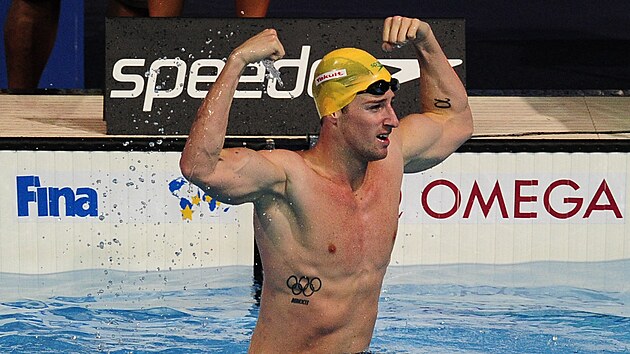 Australský plavec James Magnussen