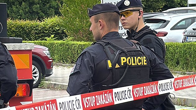 Na msto dorazila policie a hasii, protest se zatm obeel bez incident. (11. ervna 2025)