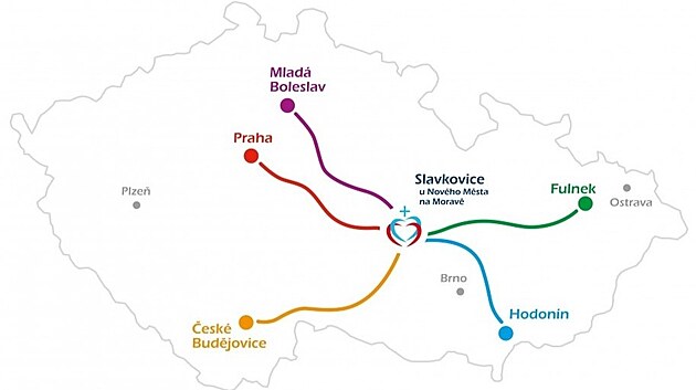 Nyn vedou poutn cesty do Slavkovic z pti mst, pibude ale i krat trasa ze Sirkova na rsku.
