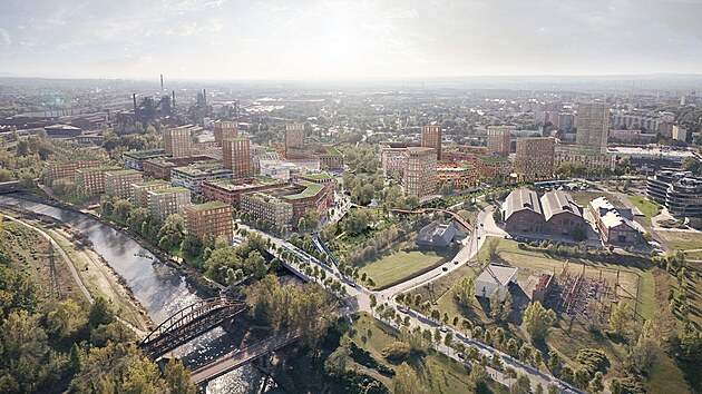 Takto by mla vypadat ostravsk tvr ofinka podle jednoho z vtznch nvrh, kter je dlem dnsk kancele ADEPT, je spolupracovala s eskmi studii atelier.teka, VEN.KU architekti, ohboi a VECTURA Pardubice.