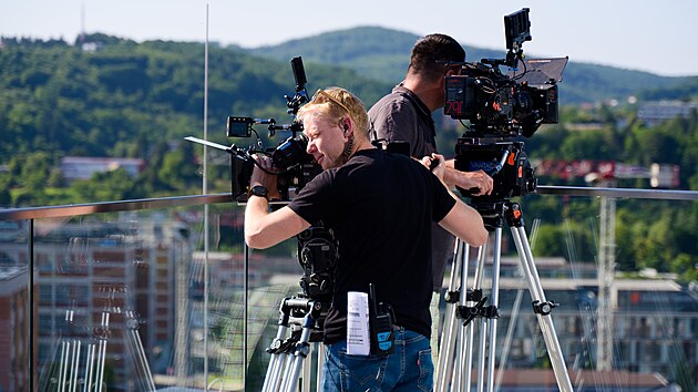 Naten kriminlnho serilu esk televize Msto inu Zln. Obchodn dm Zln. (erven 2025)