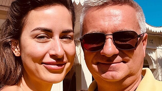 Alexandra Mynov a jej manel Vratislav Myn na dovolen v Turecku (erven 2025)