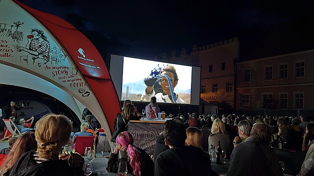 Letní kino filmového festivalu Slavonice Fest