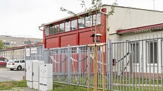 Stávající hasiská stanice na okraji brnnského výstavit u Bauerovy ulice....