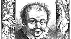 Faust�v odlet. Podle pov�sti �ábel odnesl doktora Fausta z Faustova domu na...