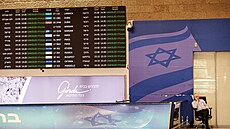 Vechny lety z letit i na letit Ben Gurion v Lodu nedaleko Tel Avivu byly...