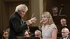 Magdalena Ko�ená a její man�el Sir Simon Rattle