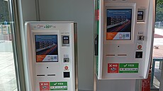 Automat na prodej slovinských dálniních známek