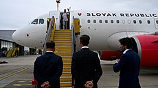 Pílet evakuovaných z Blízkého východu na bratislavské letit M. R. tefánika...