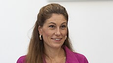 Tisková konference ministryn spravedlnosti E. Decroix a námstk K. Dvoáka a...