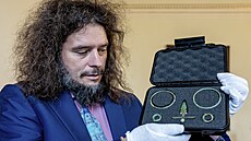 Tisková konference k ukonení záchranného archeologického výzkumu v jednom z...
