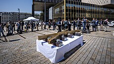 Slavnostní zahájení stavby tramvajové trat Muzeum.  (12. ervna 2025)