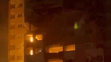 Snímek zachycuje kou po explozi v Teheránu, na který zaútoil Izrael. (13....