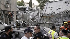 Následky noních íránských útok na Izrael. (16. ervna 2025)