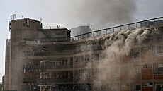 Zásah nemocnice Soroka po raketovém útoku Íránu na izraelské město Beer Ševa...