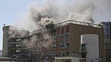 Zásah nemocnice Soroka po raketovém útoku Íránu na izraelské město Beer Ševa...