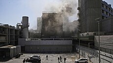 Zásah nemocnice Soroka po raketovém útoku Íránu na izraelské město Beer Ševa...
