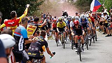 Cyklisté ve 4. etap Czech Tour do ternberku.