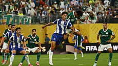 Momentka z utkání mezi Portem a Palmeiras.