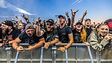 Fanouci Linkin Park na koncert na festivalu Rock for People (14. ervna 2025,...