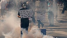Demonstrace odprc prezidenta Donalda Trumpa ve stovkách amerických mst pod...