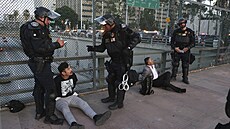 Demonstrace odprc prezidenta Donalda Trumpa ve stovkách amerických mst pod...