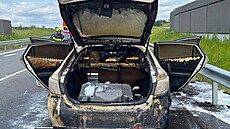 Na obchvatu Svitav hoel osobní automobil Mazda 6. Osádka vozidla stihla...