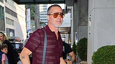 Brad Pitt v New Yorku (13. ervna 2025)