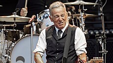 Bruce Springsteen vystoupil na odloeném koncertu v Praze Letanech. (15. 6....