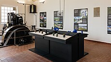 SVS Vodárenské muzeum Vrutice - dieselagregát spolenosti Deutz, expozice muzea 