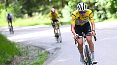 Tadej Pogaar v sedmé etap Critérium du Dauphiné