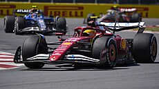 Lewis Hamilton z Ferrari ve Velké cen� Kanady