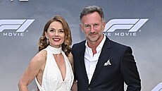 Geri Hornerová a Christian Horner v New Yorku na premiée filmu F1 (16. ervna...