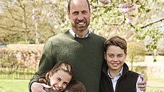 Princ William a jeho dti, princ George, princezna Charlotte a princ Louis na...