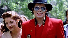 Lisa Marie Presleyová a Michael Jackson (Santa Ynez, 18. dubna 1995)