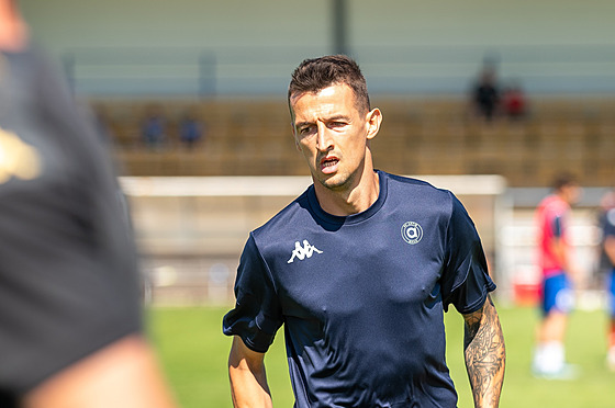 Vukadin Vukadinovi, posila fotbalist Artisu Brno. (21. ervna 2025)