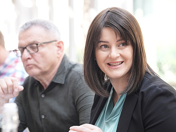éfka SOCDEM Jana Maláová a Lubomír Zaorálek. (26. ervna 2025)