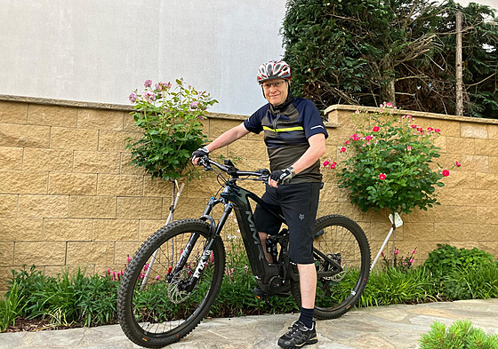 Jaromír techa, hlavní výherce loské cyklistické soute s iDNES Premium,...