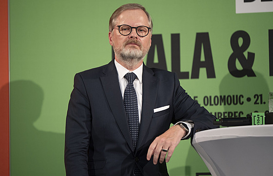 Premiér Petr Fiala (ODS) na debat ve Zlín (25. erven 2025)