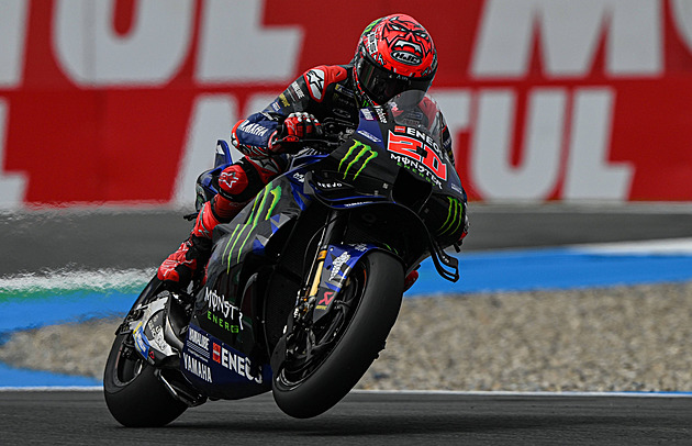 Kvalifikace v Assenu: Salač po pádu nedokončil, čtvrtá pole position pro Quartarara