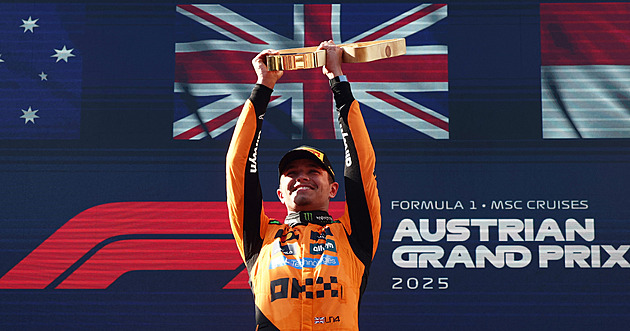 Ve Velké ceně Rakouska vládly McLareny, triumfoval Norris. Verstappen nedokončil