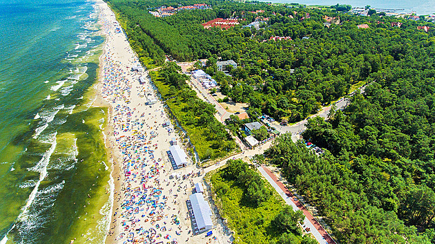 Skvělá dovolená v Polsku. Viselská kosa má čistou vodu a unikátní klima