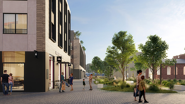 Takto by mla vypadat nová obytná tvr, která vznikne na míst bývalých klub...