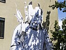 Mural, nazvan Tisc jeb, od umlkyn Toy Box. Na zdi Masarykova...